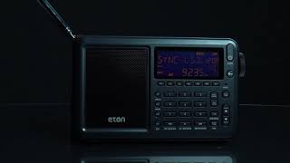 Eton Elite Executive AM/FM/Aircraft Band/SSB/Shortwave Radio with RDS & Custom Leather Carry Cover 