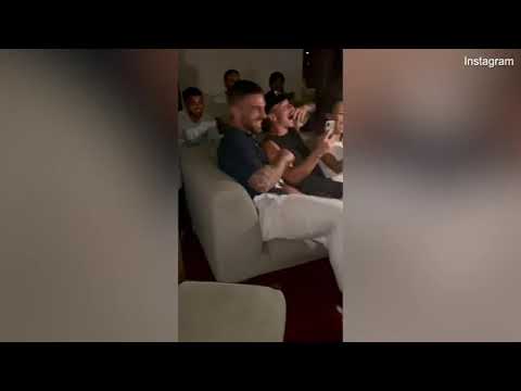 Footage of MAFS stars watching their season premiere episode