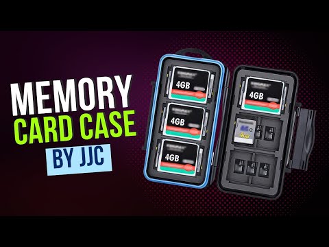 JJC SD Micro SD CF TF Memory Card Case