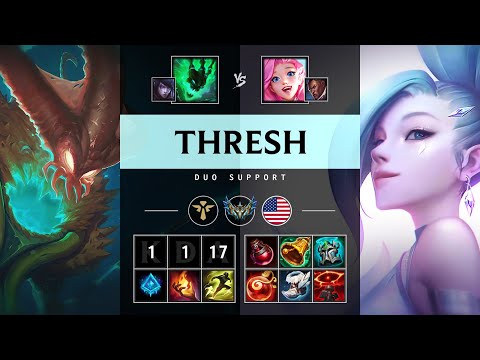 Thresh Support vs Seraphine - NA Challenger Patch 25.14