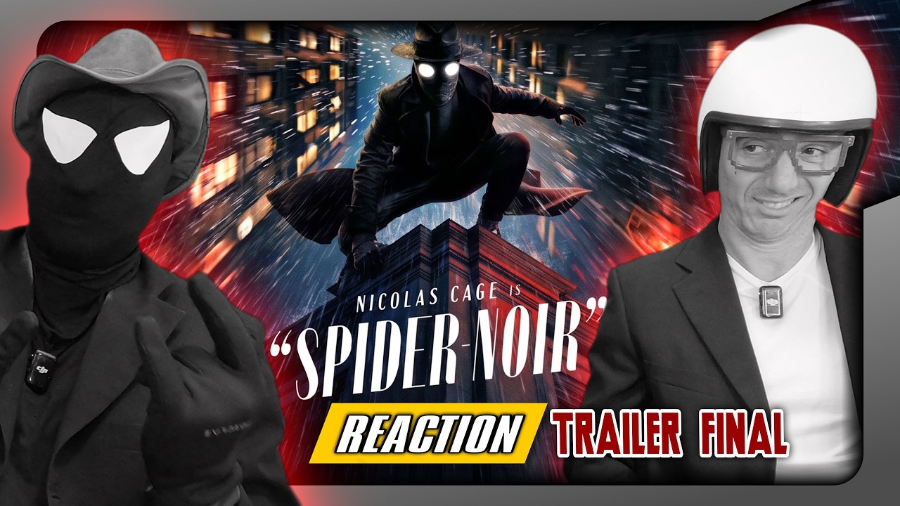 O TRAILER DE SPIDER-NOIR TÁ INCRÍVEL! 😱 MAS VOCÊ CONFIA 100% NA MARVEL? #spidernoir #reaction