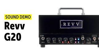 Video thumbnail for Revv G20 - Sound Demo (no talking) by Guitar Bonedo