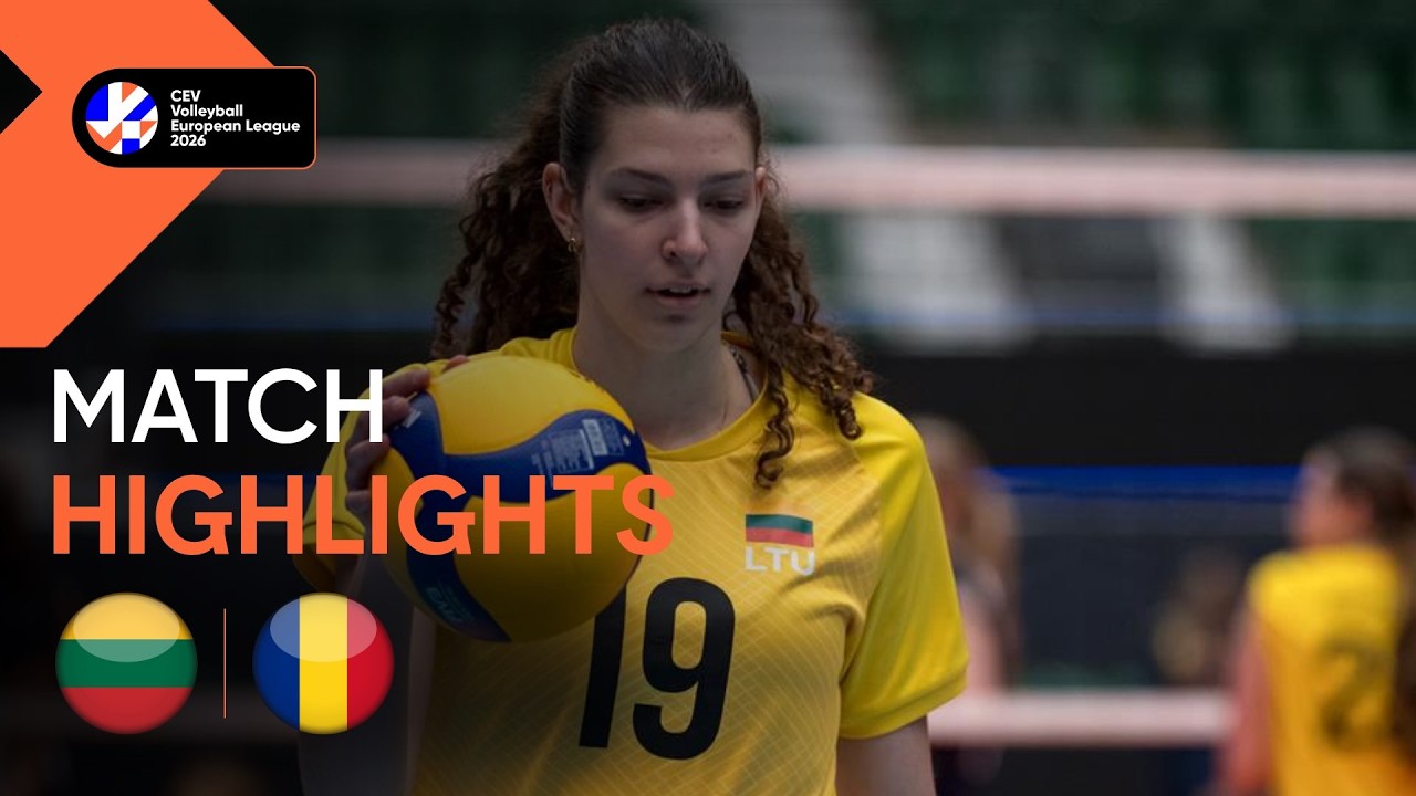 Highlights | Lithuania vs. Romania | CEV Volleyball European League 2026 | Women
