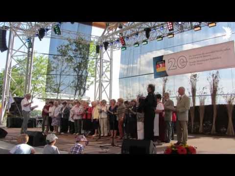 Manfred Schukat at the summer festival of German clubs in Osterode/East Prussia 2013