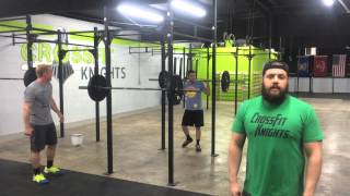 preview picture of video 'CrossFit Knights Squatting Do's and Don'ts/Etiquette'