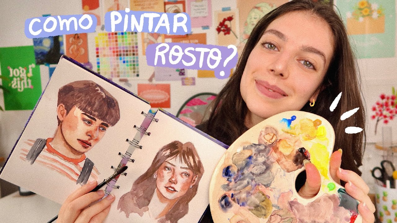 Watch Now 5 DICAS PARA PINTAR ROSTO EM AQUARELA 5 DICAS PARA PINTAR ROSTO EM AQUARELA