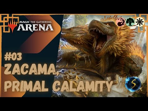 It's Showtime: Zacama, Primal Calamity 🔥🌲☀️ #03 - MTG Arena - Historic Brawl