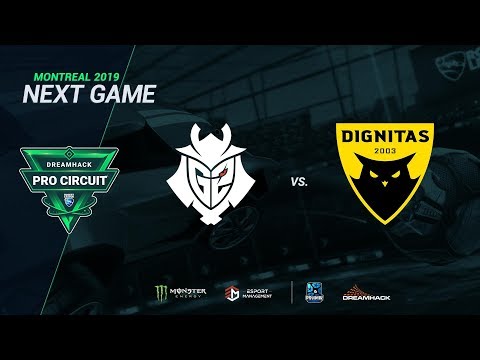 G2 Esports vs Dignitas | Viertelfinale | Rocket League DreamHack Pro Circuit: Montreal 2019