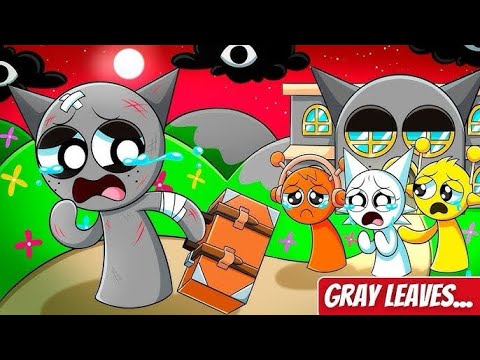 GRAY is MOVING AWAY!? Incredibox Sprunki Animation (Reupload)