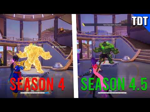 EVERY HERO CHANGE Side-By-Side | Marvel Rivals Season 4.5