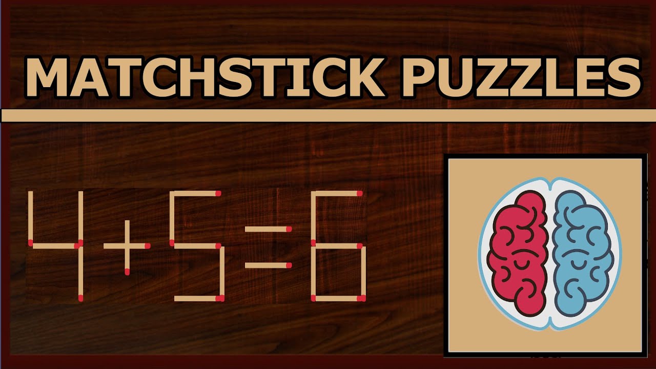 Matchstick Puzzle # 3  | Matchstick Math Problems |Tricky Puzzles |Fix the Equation| High IQ Puzzles