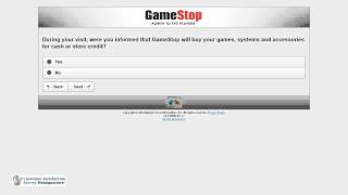How to Participate in the www.Tellgamestop.com Web Survey