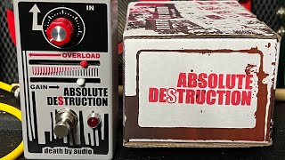 Video thumbnail for Death By Audio's Absolute Destruction Fuzz pedal Demo/Review-ish by Mully Does Music-ish Stuff