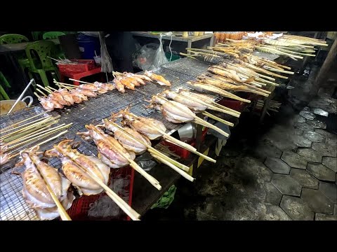 Amazing Cambodian food market scenes, massive food tour!