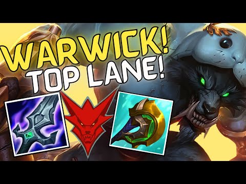 GRASP WARWICK TOP LANER SEASON 11 |Warwick OP TOP Early SURRENDER| League of Legends Gameplay
