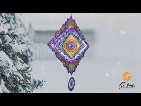 GADNIA 3D Evil Eye Mandala Wind Spinners Outdoor Metal Decorations | Ways To Reduce Stress At Home