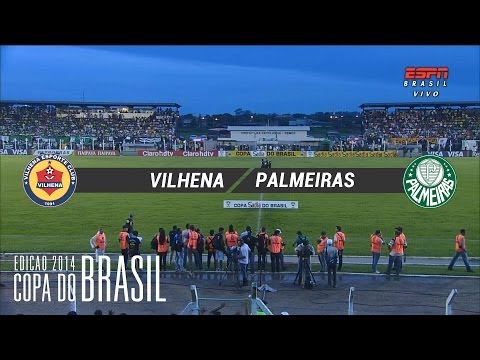 Gol - Vilhena-RO 0 x 1 Palmeiras-SP - Copa do Brasil 2014 - 12/03/2014