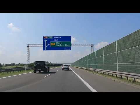Driving WARSZAWA to Łódź Północ - 🇵🇱 Poland 🇵🇱