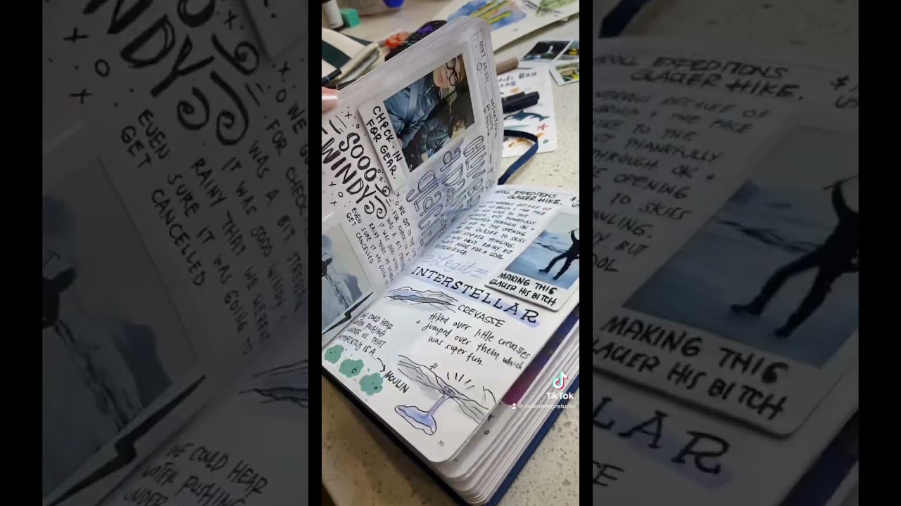 Flip thru my travel journal with me