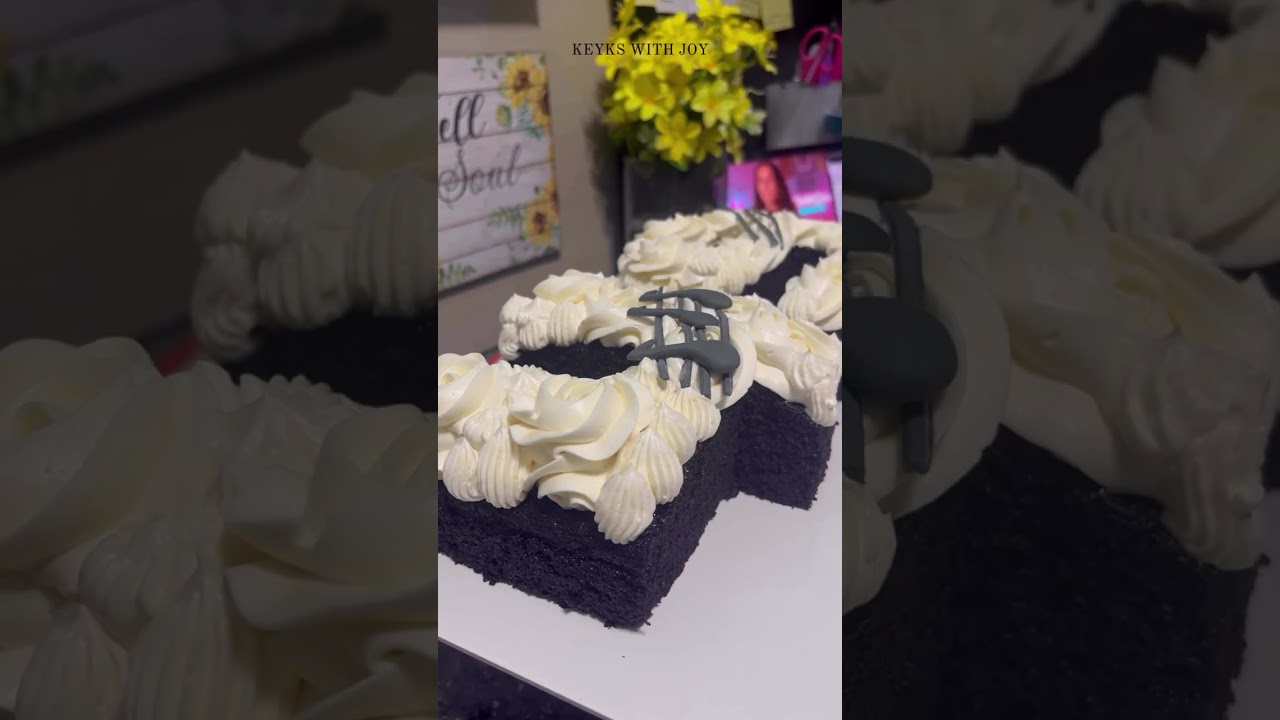 Double Music Theme Number Cake 🎼