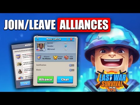 How To Join/Leave Alliances In Last War Survival
