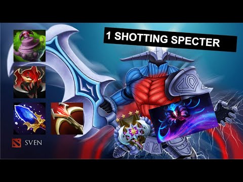 Dota 2 Offlane Sven Domination | God's Strength Breaks the Ancient 3 Stack