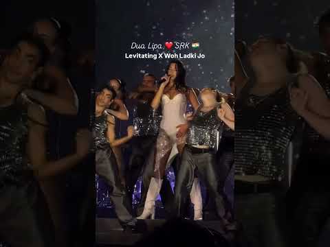 Dua lipa Just from the iconic Levitating X Wo ladki jo Mashup in mumbai Show. #dualipa #srk #mashup