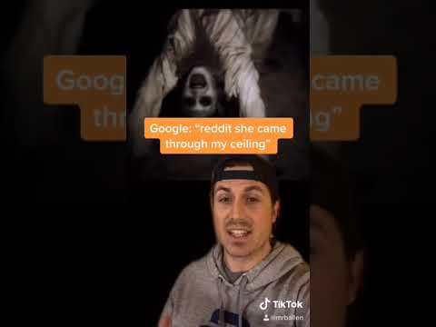 They discovered something horrifying in her ceiling