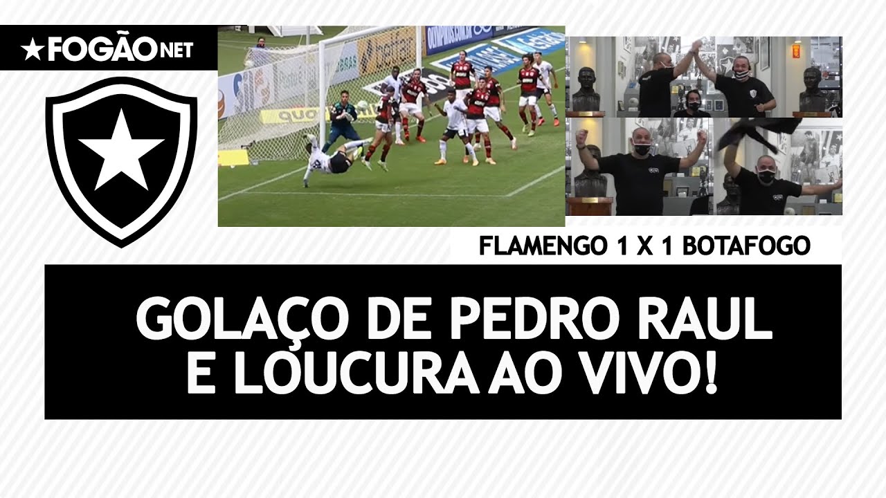 Flamengo x Botafogo: TV vai à loucura ao vivo com golaço de Pedro Raul no Maracanã. Assista!