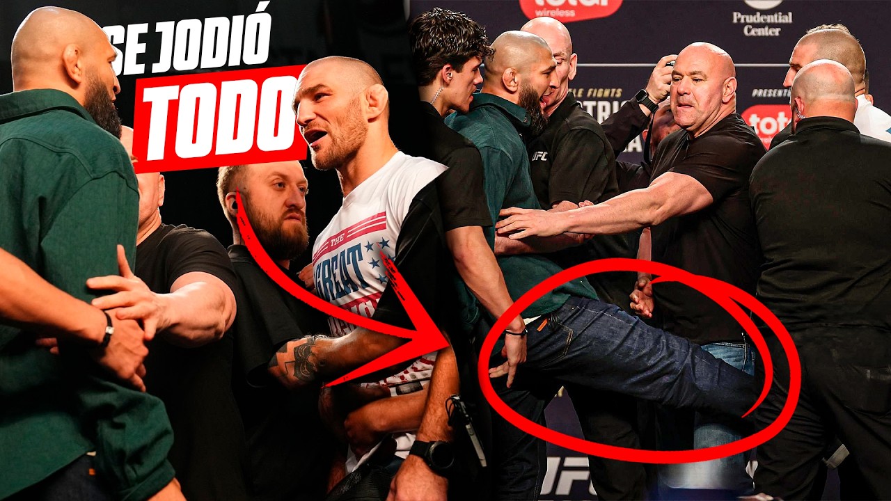 SE PUDRE TODO! KHAMZAT PATEA a STRICKLAND en el FACE OFF!!!