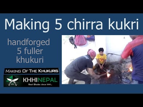 Making of 'Shree 5 chirra' Khukuri