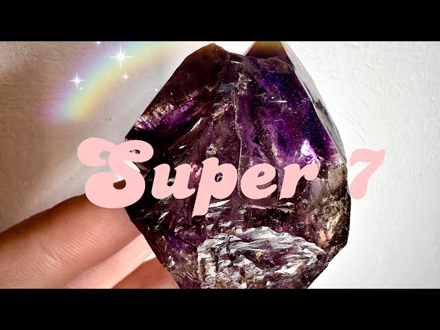 Vídeo relacionado con Starborn Cristal Super 7 auténtico, 5-6 cm, Plástico