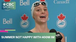 Summer McIntosh reveals what she watched after world record swim, not being happy with 400 IM & more