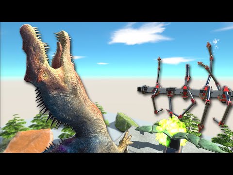 TENTACLE TRAP CATCHES MONSTERS - Animal Revolt Battle Simulator