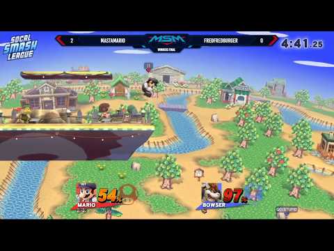 MSM 166 - Mastamario (Mario) vs FredFredBurger (CaptainFalcon) Winners Final - Smash 4