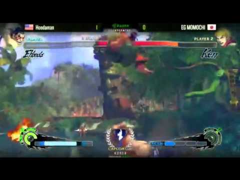CapcomCup2013 スパ4AE2012韓国予選 Hoodaman vs ももち