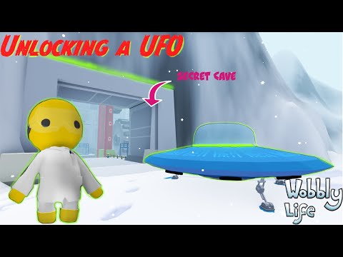 I unlocked the UFO Vehicle and Abducted Cars while flying in wobbly life- WobblyLife gameplay