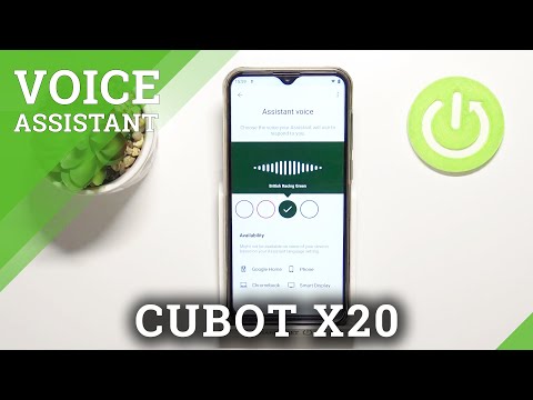 How to Pick Voice of Google Assistant in Cubot X20 - Select Voice Assistant Sound