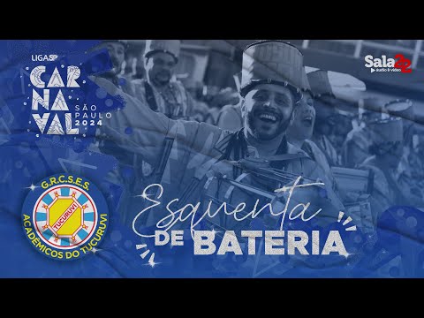 ACADÊMICOS DO TUCURUVI 4K - ESQUENTA DE BATERIA | CARNAVAL 2024 - LIGA-SP