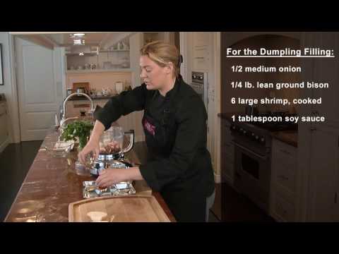 Gourmet Bison Dumplings