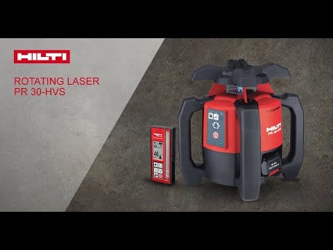 HILTI Rotating laser PR 30-HVS with robust design
