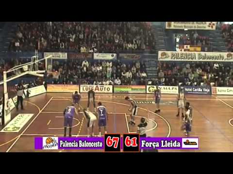 Resumen del partido entre Palencia Baloncesto y Força Lleida 2012/2013