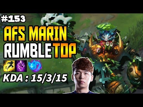AFS Marin Rumble vs Jarvan TOP - Korea Challenger Season 8