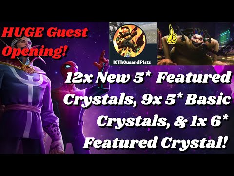 12x New 5 Star Featured/9x 5 Star Basic/1x 6 Star Featured Crystal! HUGE Guest Opening! - MCOC