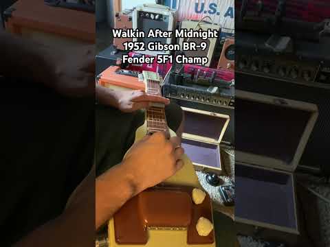 “Walkin After Midnight” Patsy Cline #gibson #lapsteel #lapsteelguitar BR-9 Lap Steel #countrymusic