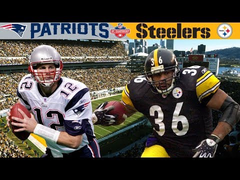 Brady's FIRST AFC Championship! (Patriots vs. Steelers, 2001 AFC Champ)