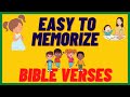 SHORT BIBLE VERSES for CHILDREN / PART 1 / EASY to MEMORIZE  / with DIFFERENT LANGUAGES TRANSLATION
