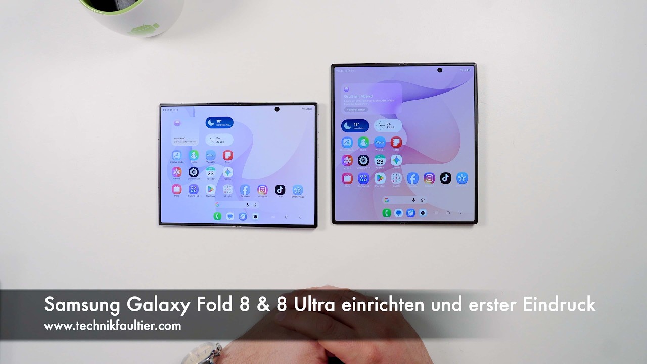 Samsung Galaxy Fold 8 & 8 Ultra einrichten und erster Eindruck