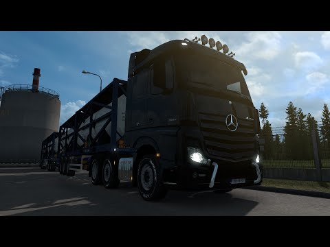 Euro Truck Simulator 2 1.35 EB - Mercedes Benz Actros MP4 - Pori (FI) to Kouvola (FI)