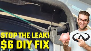 Save $$$ — Clean Your Infiniti EX35 Sunroof Drain Before It’s Too Late!